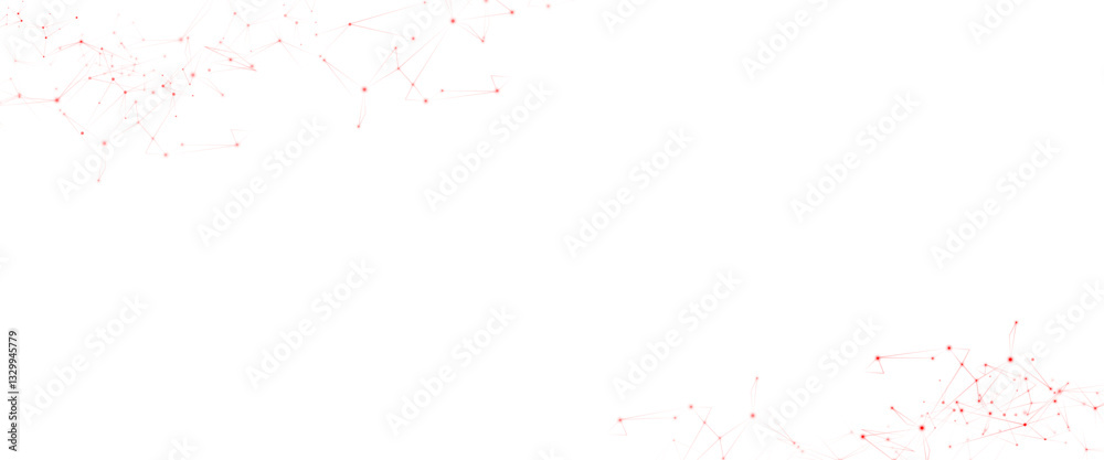 Aufkleber Vector Connect link background. global network technology concept. Digital technology futuristic internet network speed connection red background.