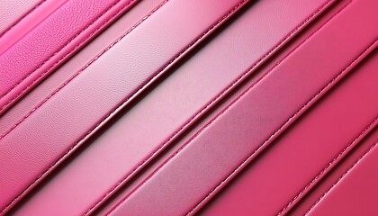 Diagonal pink leather panels close-up pattern