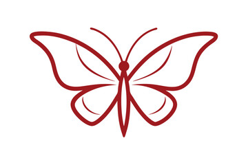 butterfly icon vector illustration
