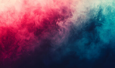 Fototapeta premium Abstract Smoke Background with Red and Blue Hues and Swirling Texture