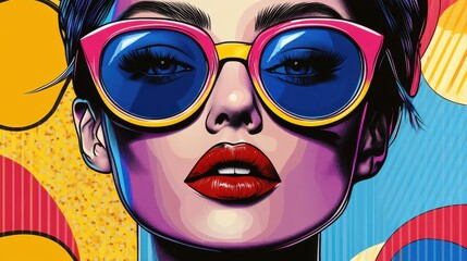 Reminiscent of vintage pop art, this graphic pop art background combines retro charm with modern flair, creating a timeless yet contemporary appeal.