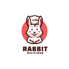 Rabbit Chef Mascot Logo