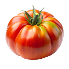 Heirloom tomato isolated on transparent background