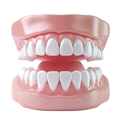 Obraz premium teeth isolated on white background