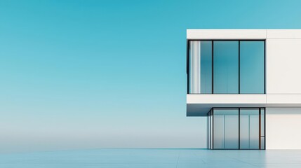 Luxury minimalist real estate development with clean design, Property Investment, Minimalist highend investment