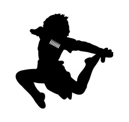 silhouette georgian dance logo engraver wood.eps