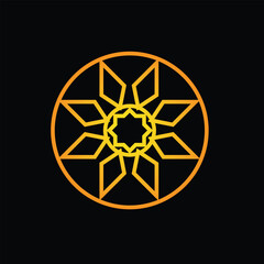Fototapeta premium Abstract ramadan design pattern yellow illustration element suitable to your ramadan design and more