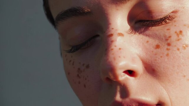 The Freckled Face in Light.