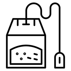 Tea bag icon