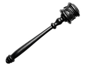  A gavel clipart, solid background color, PNG image with a transparent background