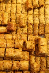 Baklava sweets in Jerusalem, Israel