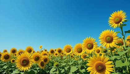 sunflowers in the field