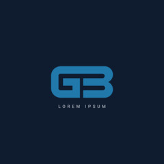 GB BG logo Design Template Vector Graphic Branding Element