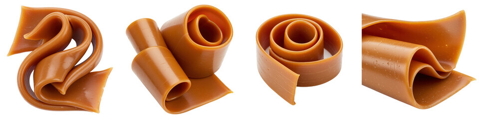Swirled Caramel Ribbon, Cut Out Set
