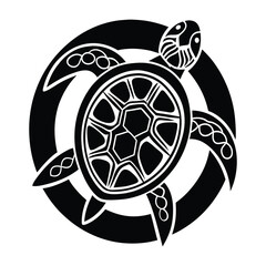 Obraz premium turtle vector illustration