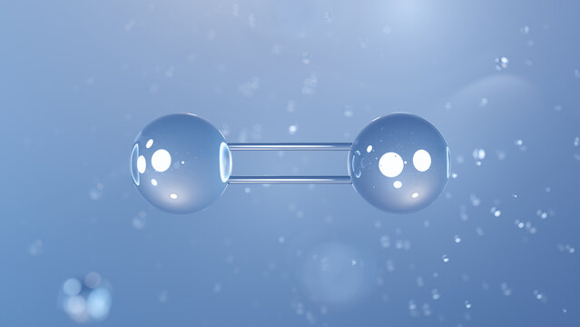 magnesium oxide molecular structure, 3d model molecule, e530 structural chemical formula view from a microscope