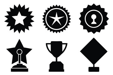 Gold, silver, and bronze medals with ribbon awards