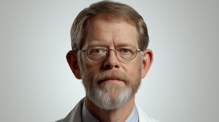 Fototapeta premium Stylish bearded man, a portrait of masculine grooming and facial hair trend