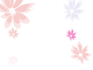 pink flowers background