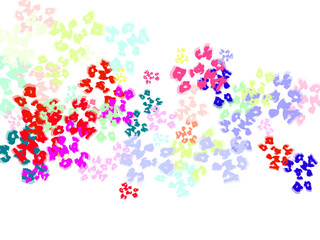 Obraz premium abstract background with butterflies