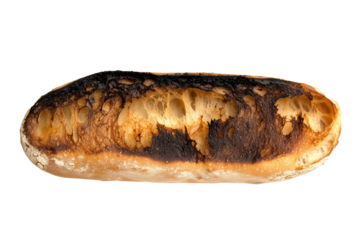 a hot dog bun Cutout and isolated and transparent background image