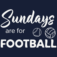 Sundays Are For Jesus And Football T-Shirt Design