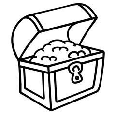 autism empathy hand drawn black and white outline