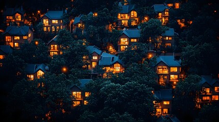 Glowing Eco Village of Repurposed Recycled Homes Shines With Vibrant Hope and Sustainable Design