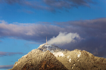 Grünten - Allgäu - Sender - Winter - Tele - Schnee - Berg