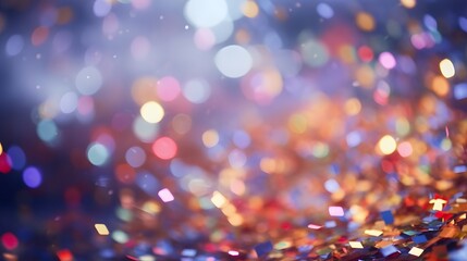 Naklejka premium A colorful background with many small dots and a few larger ones