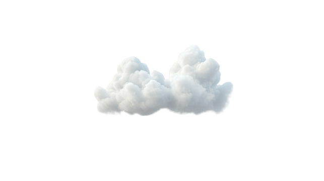 A solitary cloud floating in vast blue sky, serene view of nature's beauty 