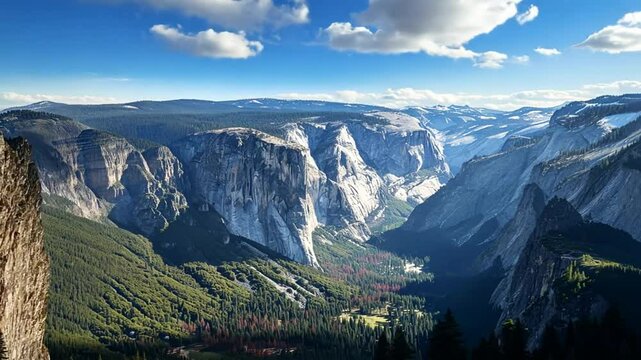 Grandioser Blick &uuml;ber eine weite Gebirgslandschaft