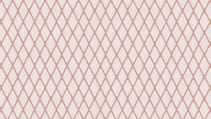 Naklejka premium Geometric diamond pattern repeats across a pale pink surface creating a subtle and elegant texture, perfect for a soft and calming aesthetic.