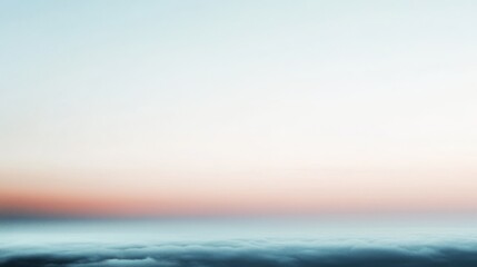 Obraz premium Soft pastel sunrise over clouds