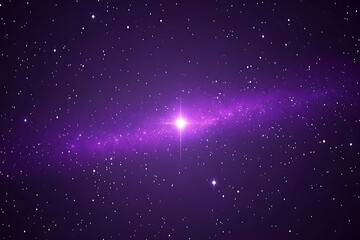 Fototapeta premium Purple Galaxy Night Sky