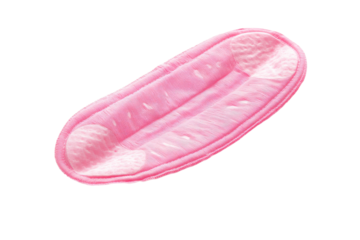 a pink baby pacp on a white background Cutout and isolated and transparent background image