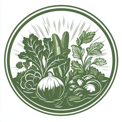 Vegetable Market Logo