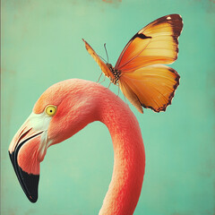 The Curious Case of the Flamingo and the Butterfly
