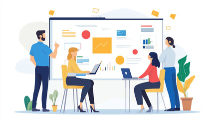 Stylized Representation of an Agile Meeting