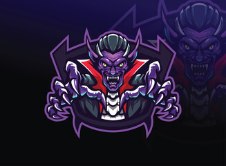 Illustration of an Dracula Sport and Esport Logo