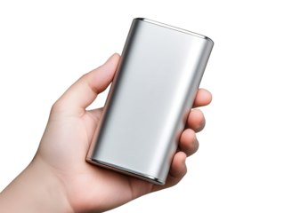 Closeup of hand holding classic silver lighter against black background