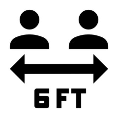 Social Distancing Icon
