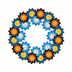 abstract seamless floral geometric pattern mandala background wallpaper