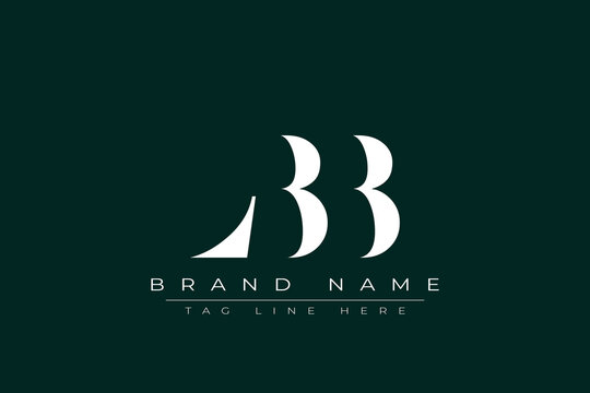 LBB abstract letter logo design. This logo is designed by three abstract letters.