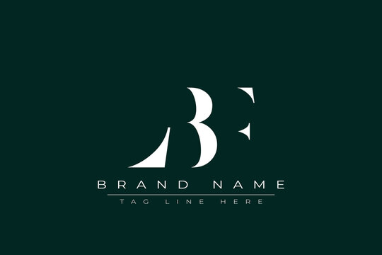LBF abstract letter logo design. This logo is designed by three abstract letters.