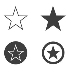 favorite star icon rating symbol reward rating mark icons
