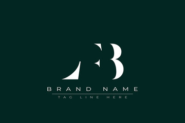 LFB abstract letter logo design. This logo is designed by three abstract letters.