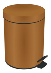 Home recycle bin. vector illustration