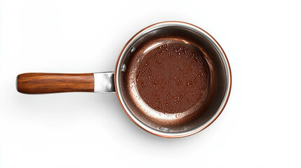 Realistic copper coffee pot for kitchen decor and culinary inspiration