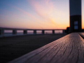 Sunset on the pier - Nieuwpoort, Belgium - Horizontal